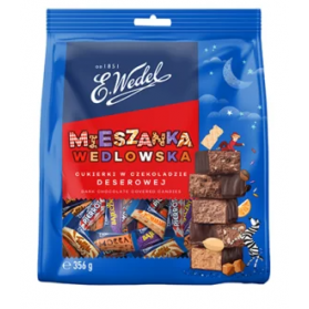 E.Wedel Mieszanka Wedlowska "Dark chocolate covered candies" 356g
