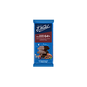 E. Wedel, Dark Chocolate, 64% Cocoa 90g Expires 08.2022