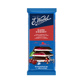 E. Wedel, Dark Chocolate with Cherry Filling 100g
