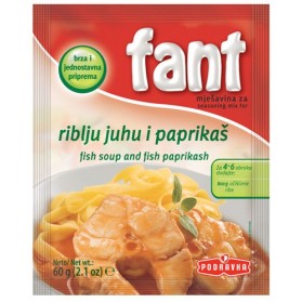 Podravka Fant Fish Soup and Fish Paprikash (riblju juhu i paprikas) 60g