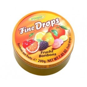 Woogie Fine Drops Fruit Mix Candies 200g/7.05oz (W)