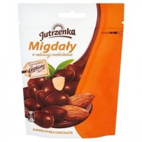 Jutrzenka Almonds in Milk Chocolate / Migdały w Mlecznej Czekoladzie 80g/2.82oz (W)