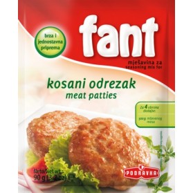 Podravka Fant Meat Patties / Kosani Odrezak 90g/3.2oz