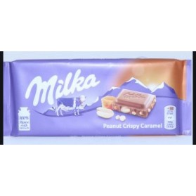 Milka Peanut Crispy Caramel 100g/3.5oz