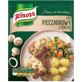 Knorr Mushroom Sauce with Onion/ Sos pieczrkowy a cebulka 37 g